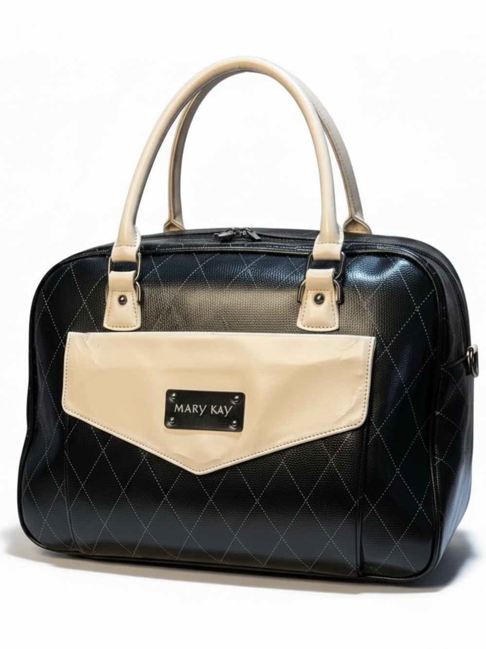 Mary Kay Makeup Consultant Bag Large Black & Cream Travel Bag